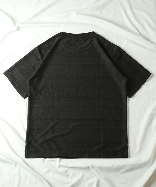 MEN'S BIGI / メンズビギ Tシャツ | リンクスジャガードボーダークルーネックT | 詳細2