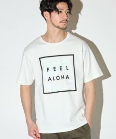 MEN'S BIGI / メンズビギ Tシャツ | 【Lilly&Emma/リリー&エマ】 別注 オリジナルTシャツ/半袖 フラッシュプリントTEE