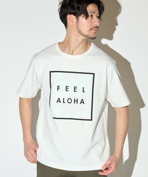 MEN'S BIGI / メンズビギ Tシャツ | 【Lilly&Emma/リリー&エマ】 別注 オリジナルTシャツ/半袖 フラッシュプリントTEE | 詳細1