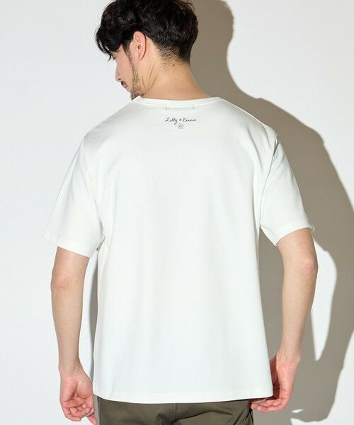 MEN'S BIGI / メンズビギ Tシャツ | 【Lilly&Emma/リリー&エマ】 別注 オリジナルTシャツ/半袖 フラッシュプリントTEE | 詳細3
