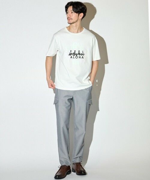 MEN'S BIGI / メンズビギ Tシャツ | 【Lilly&Emma/リリー&エマ】 別注 オリジナルTシャツ/半袖 フラッシュプリントTEE | 詳細14