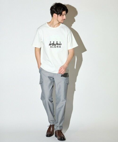 MEN'S BIGI / メンズビギ Tシャツ | 【Lilly&Emma/リリー&エマ】 別注 オリジナルTシャツ/半袖 フラッシュプリントTEE | 詳細15