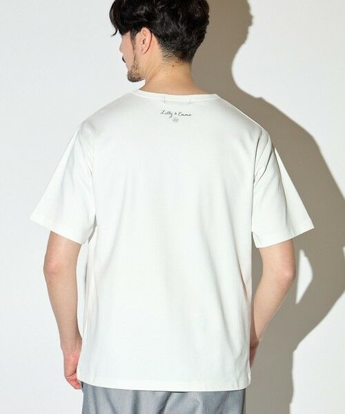 MEN'S BIGI / メンズビギ Tシャツ | 【Lilly&Emma/リリー&エマ】 別注 オリジナルTシャツ/半袖 フラッシュプリントTEE | 詳細11