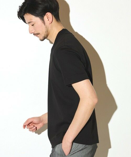 MEN'S BIGI / メンズビギ Tシャツ | シルケットスムースVネックテーラーTシャツ | 詳細9