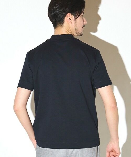 MEN'S BIGI / メンズビギ Tシャツ | シルケットスムースVネックテーラーTシャツ | 詳細15