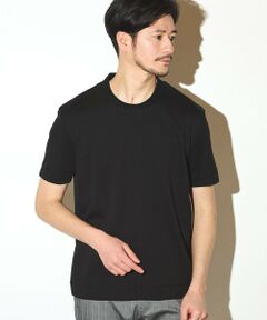 MEN'S BIGI / メンズビギ Tシャツ | シルケットスムースクルーネックテーラーTシャツ