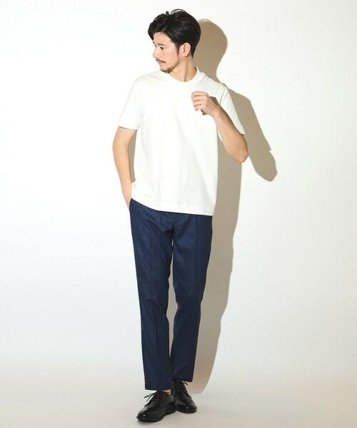 MEN'S BIGI / メンズビギ Tシャツ | シルケットスムースクルーネックテーラーTシャツ | 詳細3