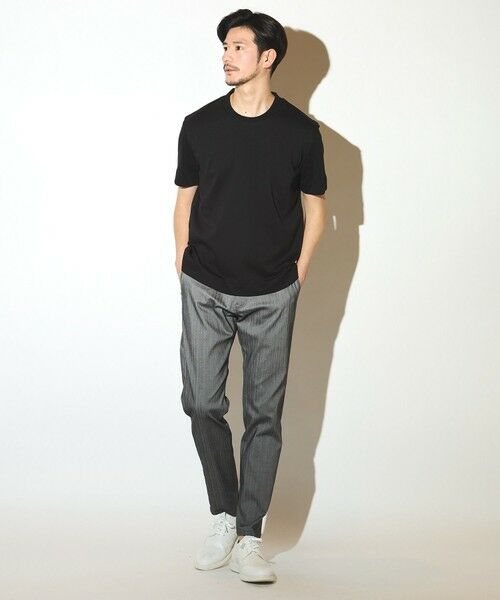 MEN'S BIGI / メンズビギ Tシャツ | シルケットスムースクルーネックテーラーTシャツ | 詳細8