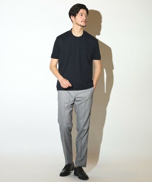 MEN'S BIGI / メンズビギ Tシャツ | シルケットスムースクルーネックテーラーTシャツ | 詳細17