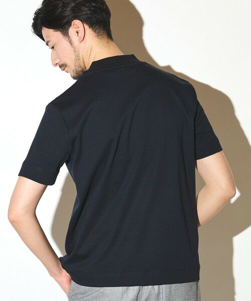 MEN'S BIGI / メンズビギ Tシャツ | シルケットスムースクルーネックテーラーTシャツ | 詳細10