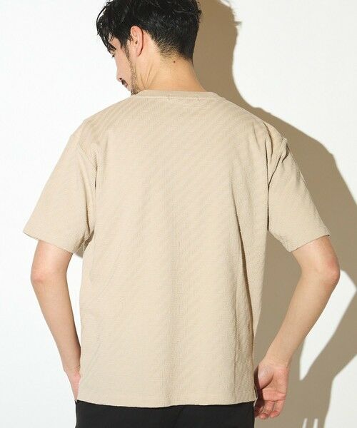 MEN'S BIGI / メンズビギ Tシャツ | シェブロン柄リンクスジャガードクルーT | 詳細5