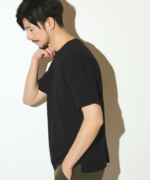 MEN'S BIGI / メンズビギ Tシャツ | シェブロン柄リンクスジャガードクルーT | 詳細7