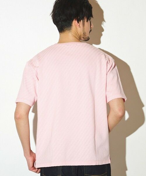 MEN'S BIGI / メンズビギ Tシャツ | シェブロン柄リンクスジャガードクルーT | 詳細14