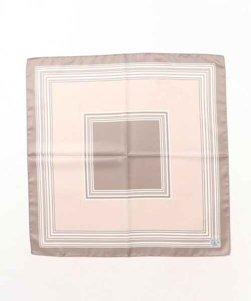 MEN'S BIGI / メンズビギ バンダナ・スカーフ | イタリアンスカーフ（モカ系）