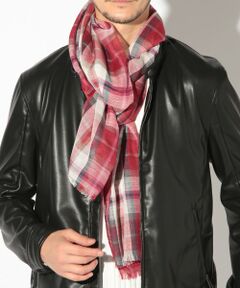 MEN'S BIGI / メンズビギ マフラー・ショール・スヌード・ストール | チェック柄ストール