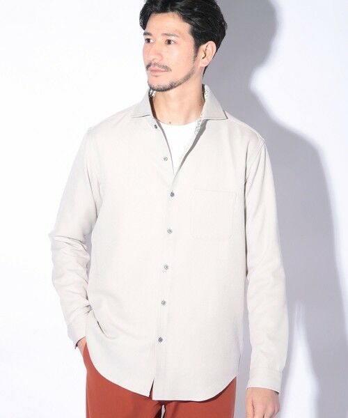 MEN'S BIGI / メンズビギ シャツ・ブラウス | 微起毛カチオンカッタウェイシャツ | 詳細2