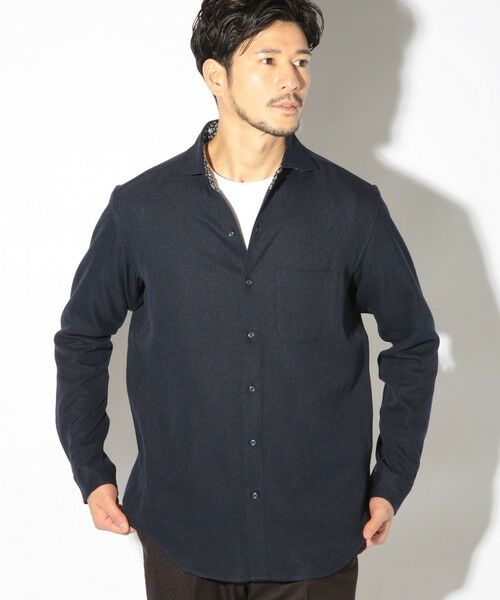 MEN'S BIGI / メンズビギ シャツ・ブラウス | 微起毛カチオンカッタウェイシャツ | 詳細10