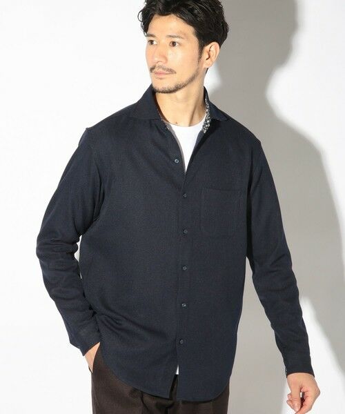 MEN'S BIGI / メンズビギ シャツ・ブラウス | 微起毛カチオンカッタウェイシャツ | 詳細11