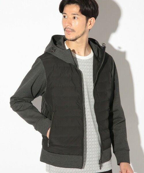 MEN'S BIGI / メンズビギ ブルゾン | 【SORONA/ソロナ】フーデッド機能中綿ブルゾン（グレー系）