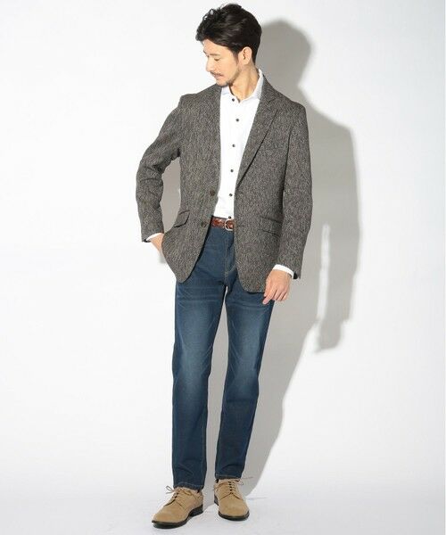 MEN'S BIGI / メンズビギ テーラードジャケット | スラブ調ヘリンボーンテーラードジャケット | 詳細6