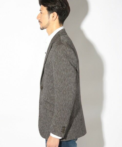MEN'S BIGI / メンズビギ テーラードジャケット | スラブ調ヘリンボーンテーラードジャケット | 詳細2