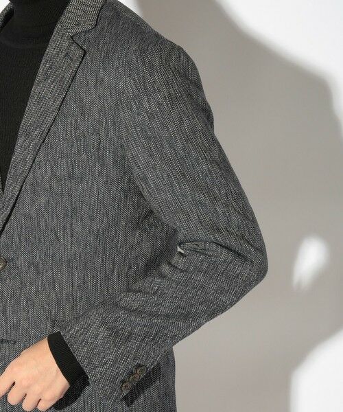 MEN'S BIGI / メンズビギ テーラードジャケット | スラブ調ヘリンボーンテーラードジャケット | 詳細12