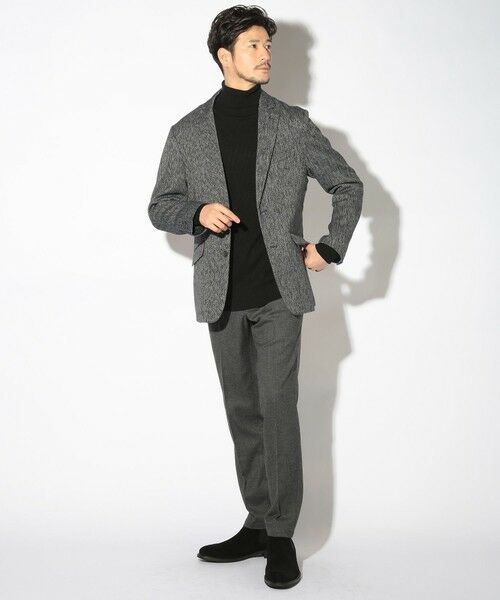 MEN'S BIGI / メンズビギ テーラードジャケット | スラブ調ヘリンボーンテーラードジャケット | 詳細15
