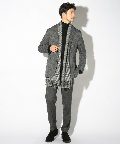 MEN'S BIGI / メンズビギ テーラードジャケット | スラブ調ヘリンボーンテーラードジャケット | 詳細16