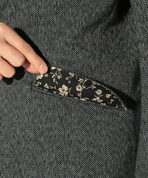 MEN'S BIGI / メンズビギ テーラードジャケット | スラブ調ヘリンボーンテーラードジャケット | 詳細17