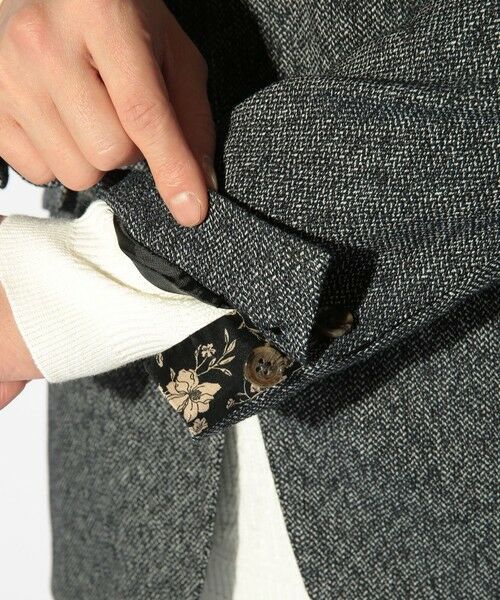 MEN'S BIGI / メンズビギ テーラードジャケット | スラブ調ヘリンボーンテーラードジャケット | 詳細19