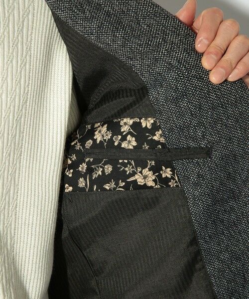 MEN'S BIGI / メンズビギ テーラードジャケット | スラブ調ヘリンボーンテーラードジャケット | 詳細21