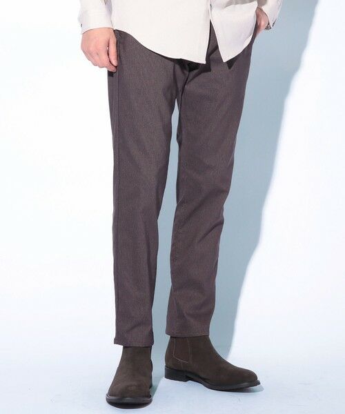 MEN'S BIGI / メンズビギ その他パンツ | ハケメストレッチ裏起毛パンツ（ブラウン）