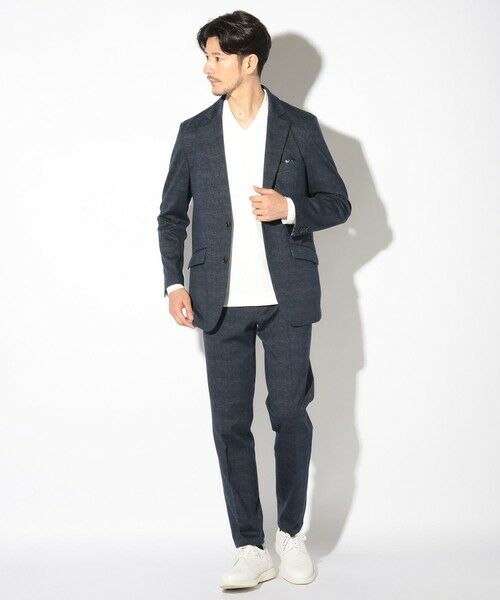 MEN'S BIGI / メンズビギ スラックス・ドレスパンツ | メランジプリントポンチスラックス | 詳細11