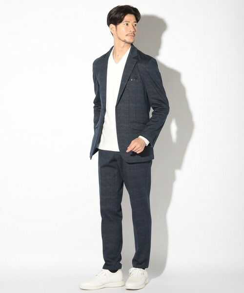 MEN'S BIGI / メンズビギ スラックス・ドレスパンツ | メランジプリントポンチスラックス | 詳細12