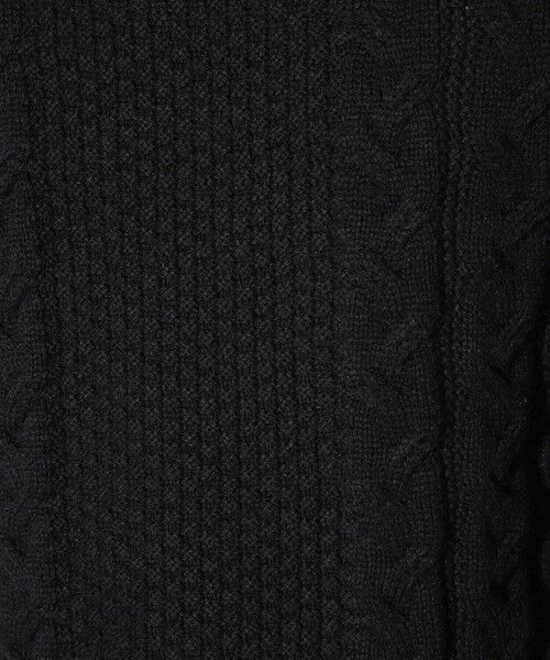 MEN'S BIGI / メンズビギ ニット・セーター | ドクターネックケーブルニット | 詳細12
