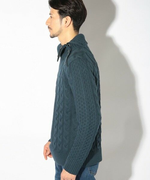 MEN'S BIGI / メンズビギ ニット・セーター | ドクターネックケーブルニット | 詳細21