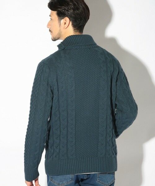 MEN'S BIGI / メンズビギ ニット・セーター | ドクターネックケーブルニット | 詳細22