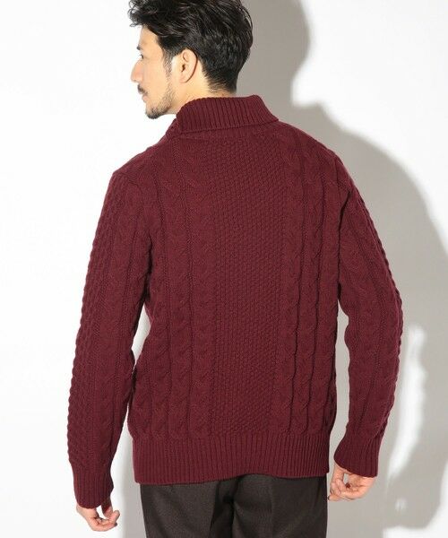 MEN'S BIGI / メンズビギ ニット・セーター | ドクターネックケーブルニット | 詳細26