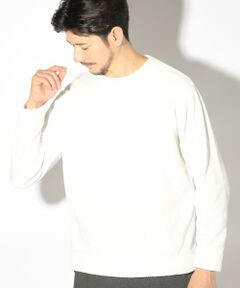 MEN'S BIGI / メンズビギ ニット・セーター | クルーネックモールニット/ハンドウォッシャブル