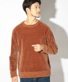 MEN'S BIGI / メンズビギ ニット・セーター | クルーネックモールニット/ハンドウォッシャブル
