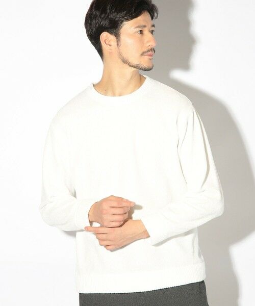 MEN'S BIGI / メンズビギ ニット・セーター | クルーネックモールニット/ハンドウォッシャブル | 詳細1