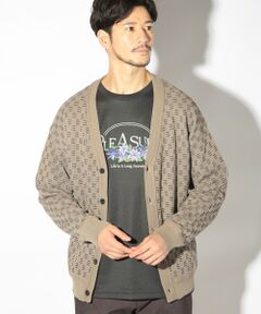 MEN'S BIGI / メンズビギ ニット・セーター | リンクスジャガードニットカーディガン