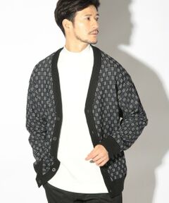 MEN'S BIGI / メンズビギ ニット・セーター | リンクスジャガードニットカーディガン