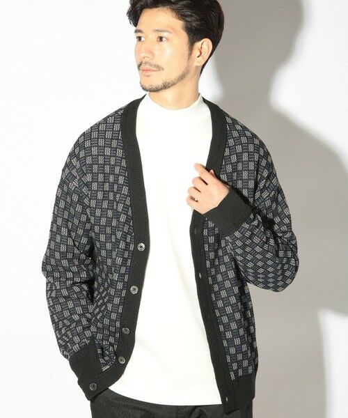 MEN'S BIGI / メンズビギ ニット・セーター | リンクスジャガードニットカーディガン | 詳細5