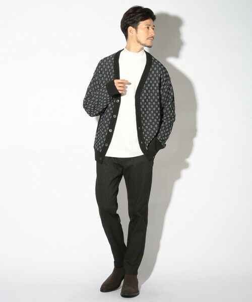 MEN'S BIGI / メンズビギ ニット・セーター | リンクスジャガードニットカーディガン | 詳細8