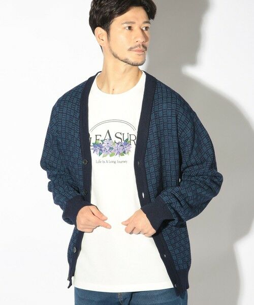 MEN'S BIGI / メンズビギ ニット・セーター | リンクスジャガードニットカーディガン | 詳細9