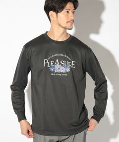 MEN'S BIGI / メンズビギ Tシャツ | リサイクルポリエステルポンチロンT/デザインTシャツ