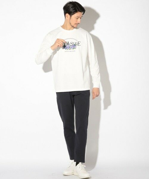 MEN'S BIGI / メンズビギ Tシャツ | リサイクルポリエステルポンチロンT/デザインTシャツ | 詳細6