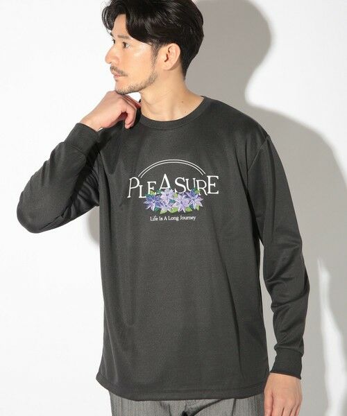 MEN'S BIGI / メンズビギ Tシャツ | リサイクルポリエステルポンチロンT/デザインTシャツ | 詳細7