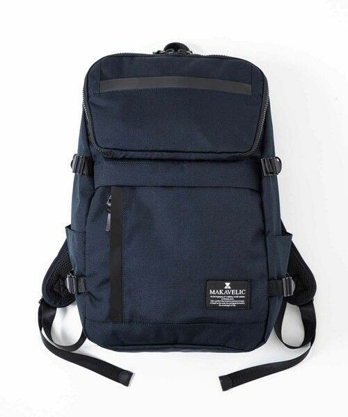 MEN'S BIGI / メンズビギ リュック・バックパック | 【MAKAVELIC / マキャベリック】RECTANGLE3 DAYPACK（ネイビー）
